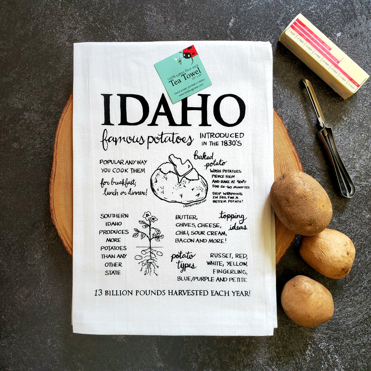 Tea Towels Handmade Idaho