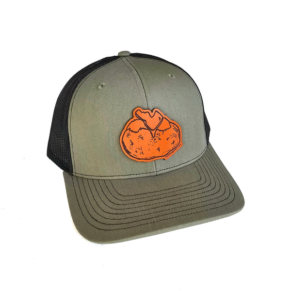 Idaho Spud Leather Patch Adjustable Hat