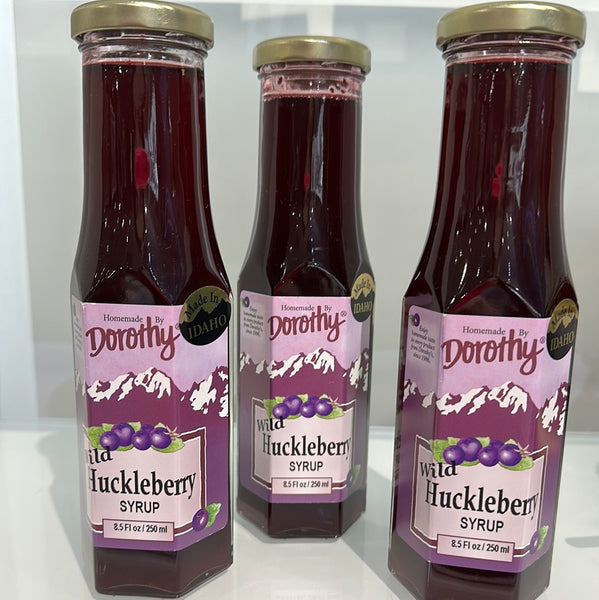 Huckleberry Syrup 8.5oz Bottle