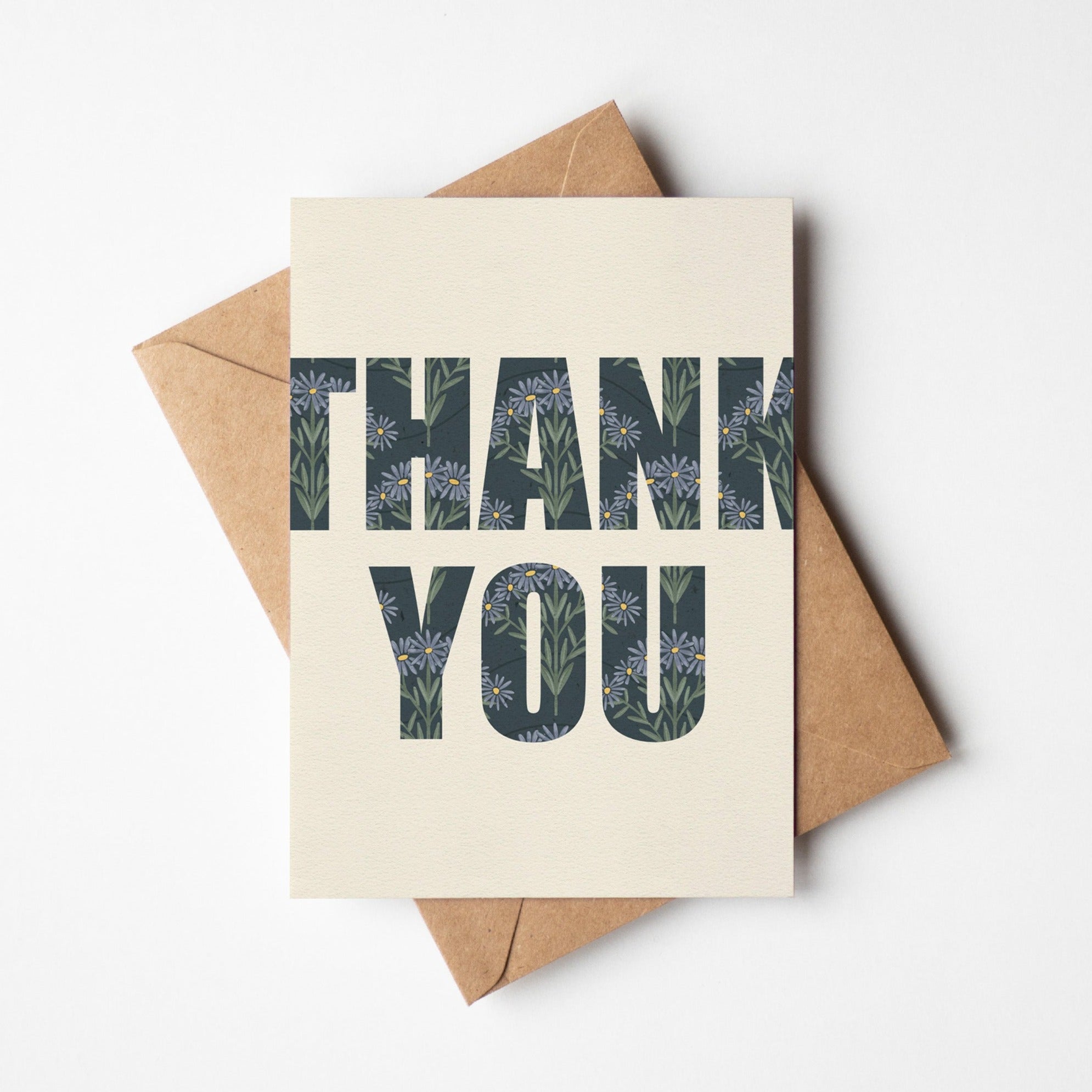 Aster Thank You Card