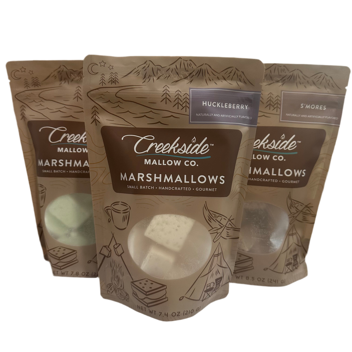 Creekside Mallows 12ct Bags, Assorted Flavors including Creekside Mallows 12ct Bags, Assorted Flavors including