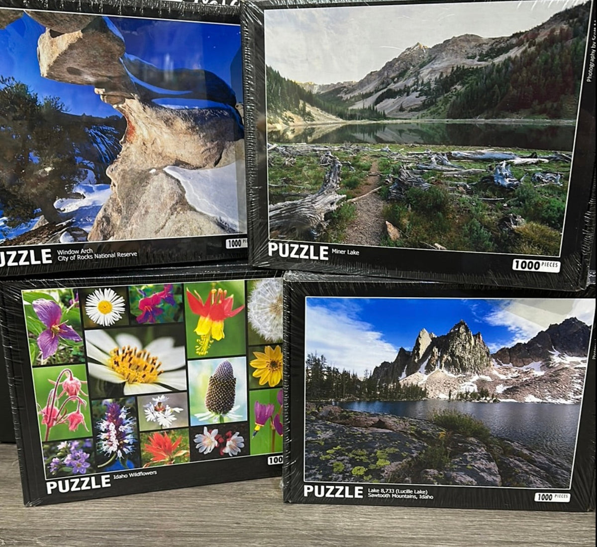 Hiking Idaho 1000 Piece Assorted Styles Puzzles – Handmade Idaho