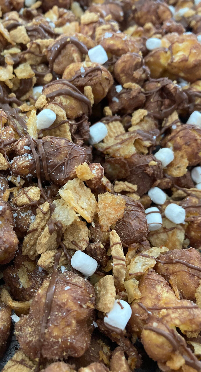Smores popcorn by Hip Pop Hooray Handmade Idaho