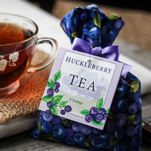 Huckleberry Tea 8 Bags in Fabric Bag