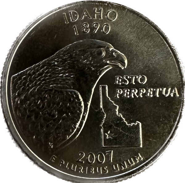 Idaho State Quarter Coin Ring