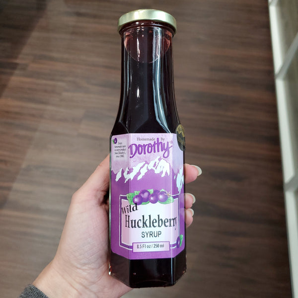 Huckleberry Syrup 8.5oz Bottle