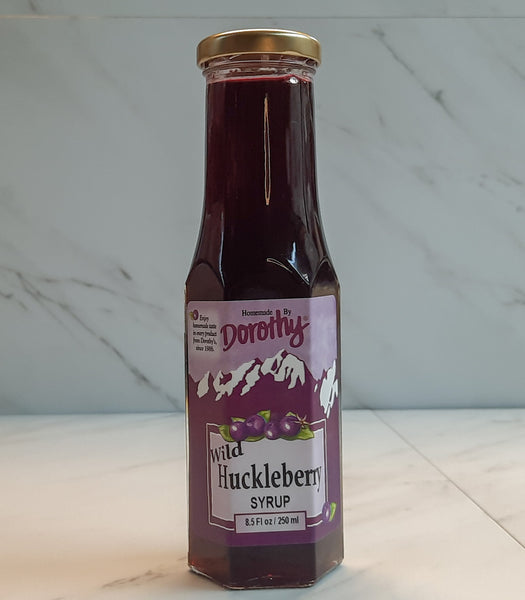 Huckleberry Syrup 8.5oz Bottle