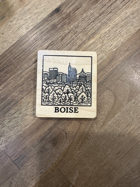 Boise Wood Magnet, CDA