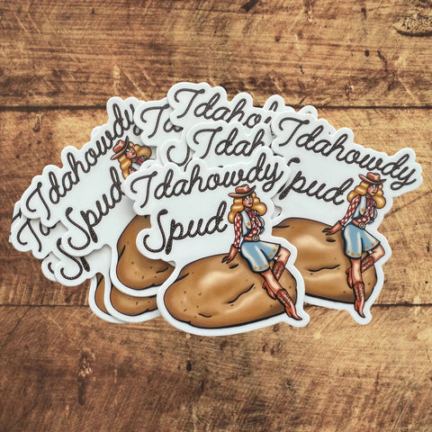 Idahowdy Spud Sticker