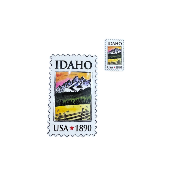 Idaho "Postage Stamp" Sticker