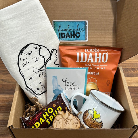 Idaho Spud Box, local gifts Handmade Idaho