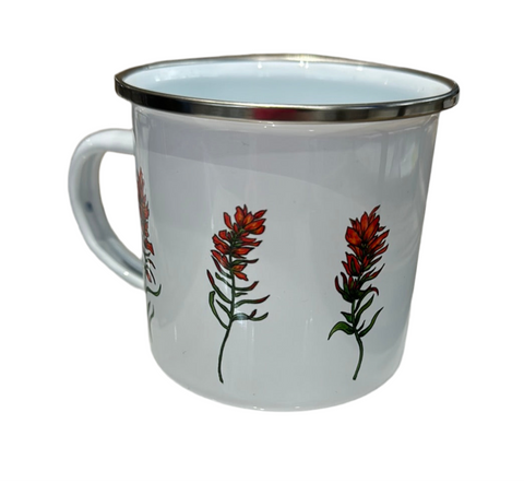 Castilleja Wildflower Enamel Mug