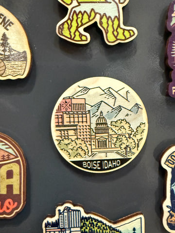 Boise Idaho Capital View Magnet, CDA