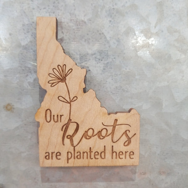 lost little things - wood magnet