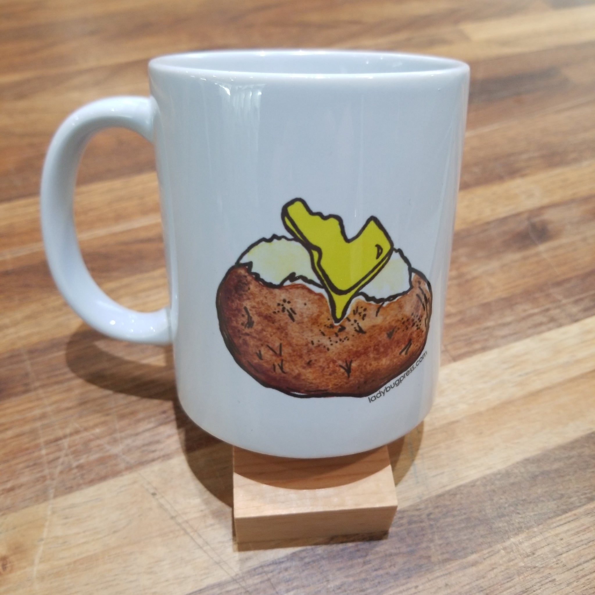 Idaho Spud mug, CERAMIC watercolor