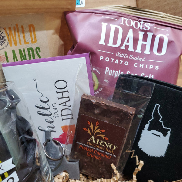 Idaho Snack Box, local gifts Handmade Idaho