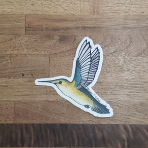 Lauren T Kistner Arts - Hummingbird 3" Sticker