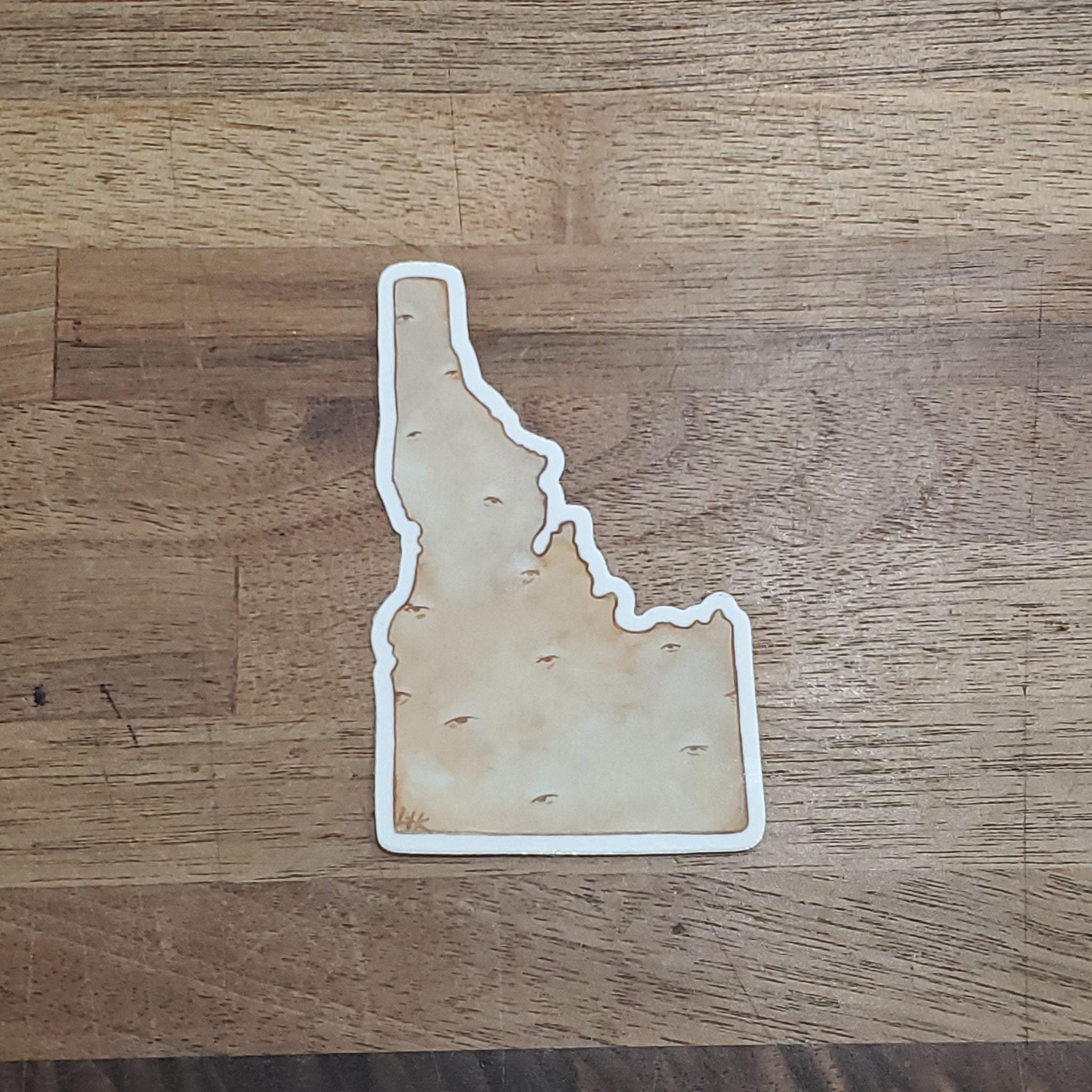 Lauren T Kistner Arts - Potatoho - Idaho - Indoor/Outdoor Vinyl Sticker