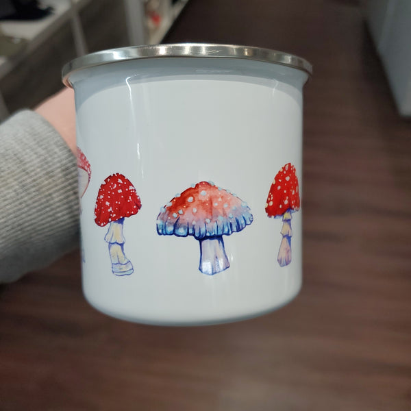 Mushroom Enamel Mug