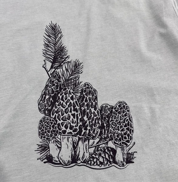 Idaho Morel Tee, BANANA ink
