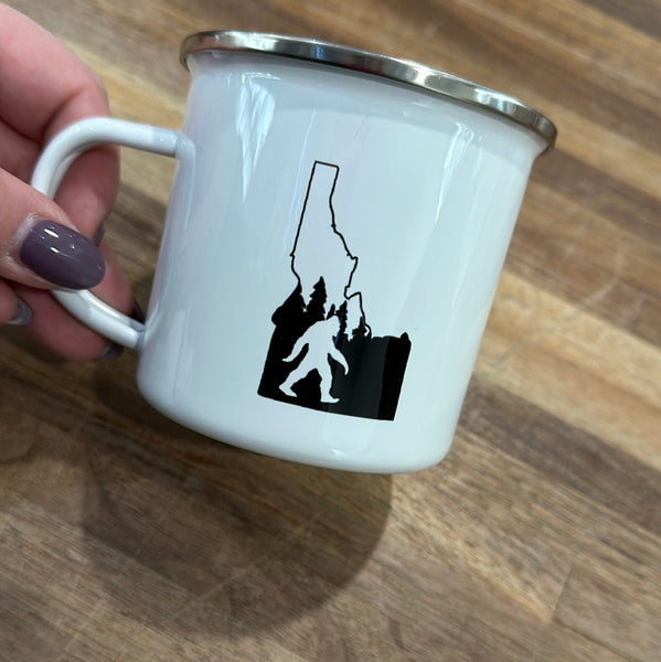 Idaho Yeti Enamel Mug