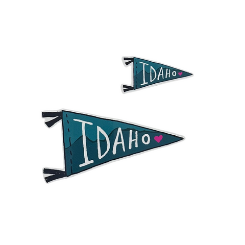 Idaho Pennant Sticker, Ladybug Press