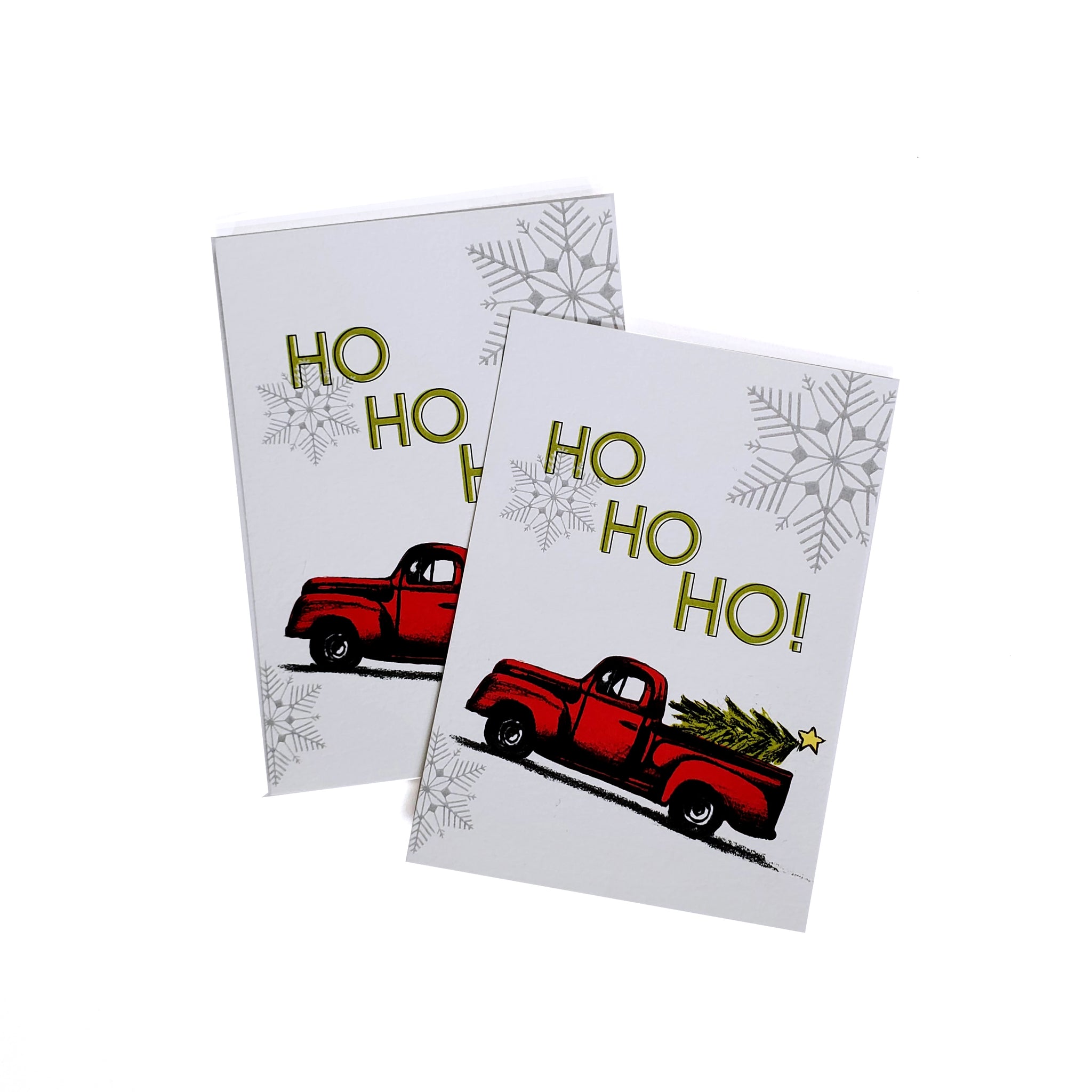 Ho Ho Ho Vintage Truck tag, 6 pack