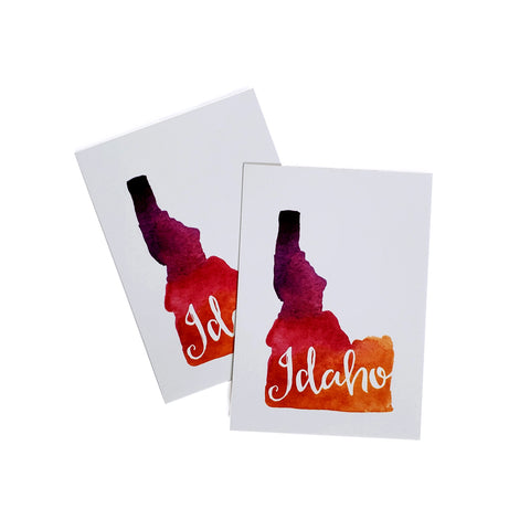 Idaho Watercolor 6-pack Gift Tags