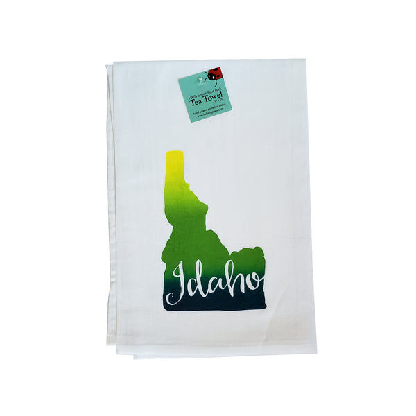 Idaho Tea Towel, flour sack towel