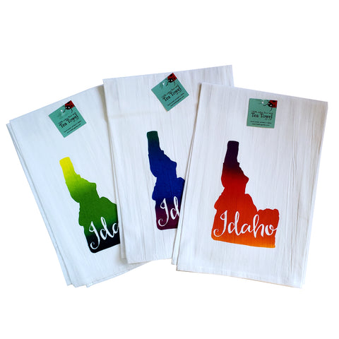 Idaho Tea Towel, flour sack towel