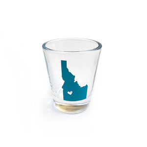 Idaho Heart Shot Glass