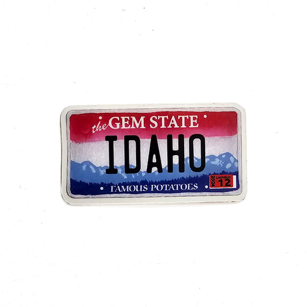 Idaho License Plate Sticker