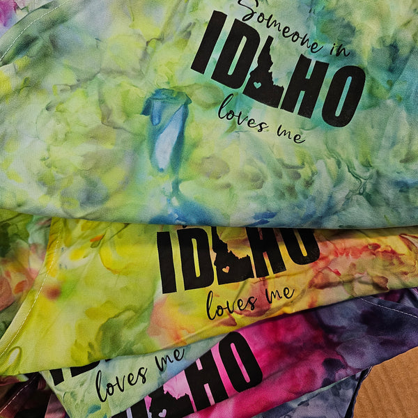 Someone in Idaho Loves Me Ice Dyed Apron