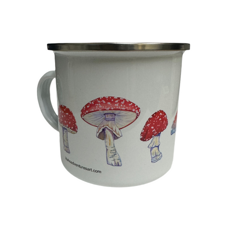 Mushroom Enamel Mug
