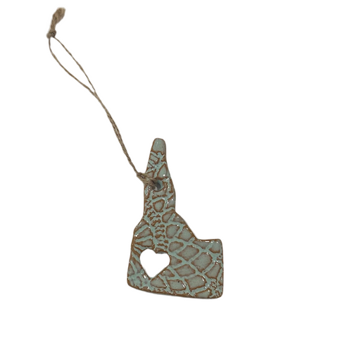 Ceramic Idaho Ornament, Sea Spray