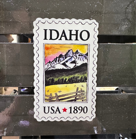 Idaho Postage Stamp Magnet