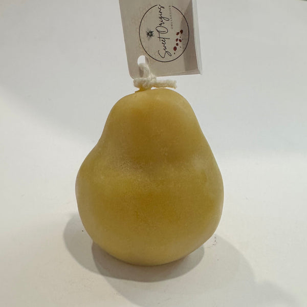Pear Beeswax Candle