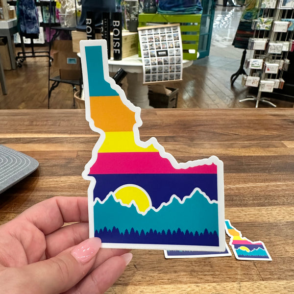 Scenic Neon Idaho XL Sticker