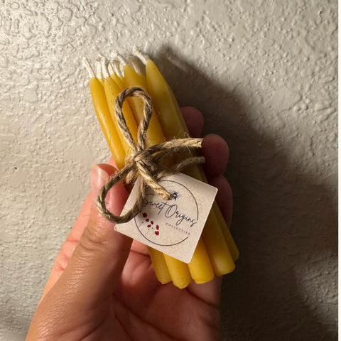 Birthday Beeswax Candles 10pk