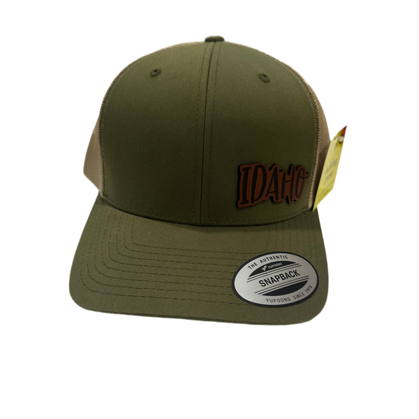 Idaho Leather Patch Adjustable Hat