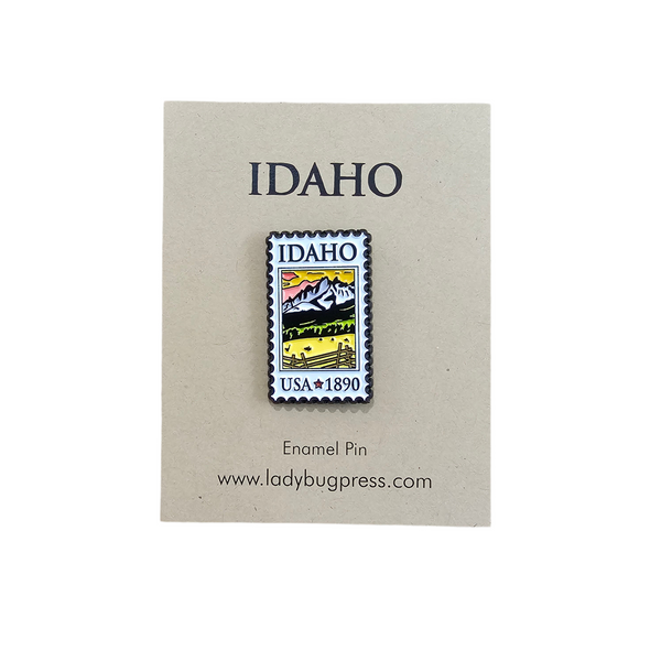 Idaho Stamp Enamel Pin