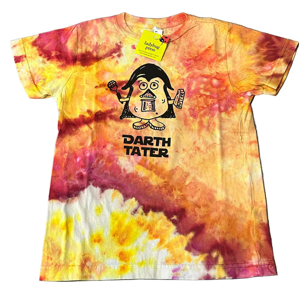 Ice Dyed Darth Tater Youth S-XL T-shirt, eco-friendly waterbased inks
