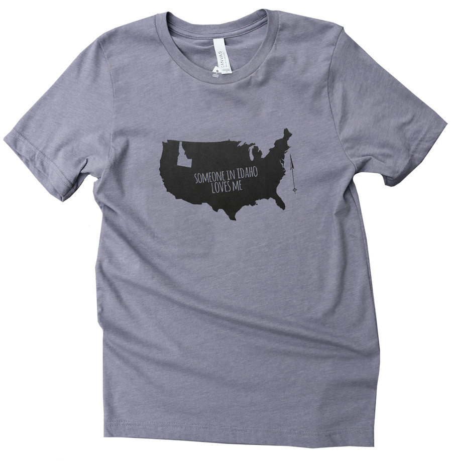 Someone in Idaho Loves Me Tshirt, BANANA ink