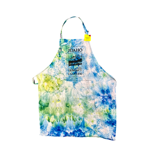 Ice Dyed Idaho Stamp Apron