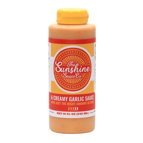 Sunshine Sauce, a creamy garlic sauce