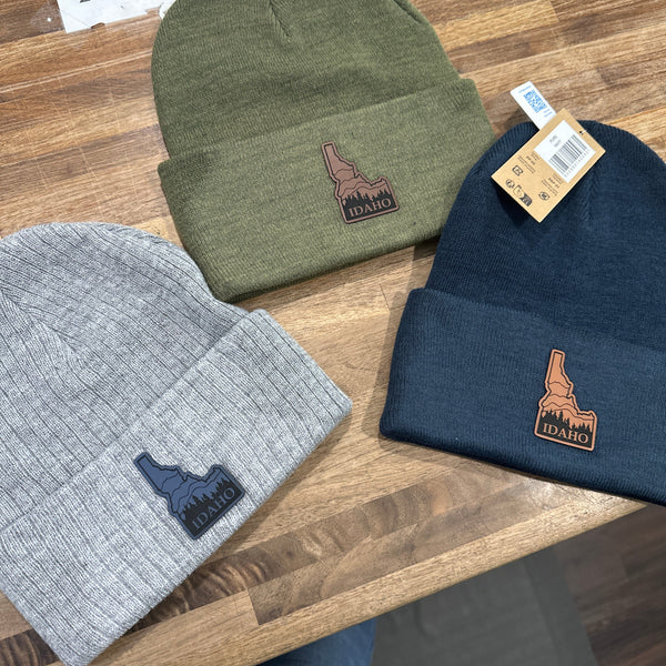 Idaho Mountain and Trees Beanie