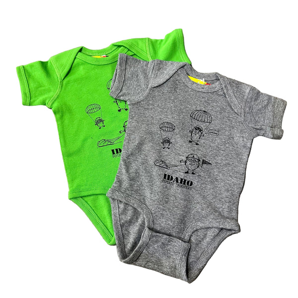 Idaho Potato Trooper Onesie. Eco-friendly Water based Inks