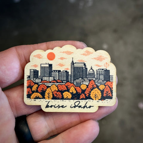 Boise Idaho Skyline Magnet, CDA