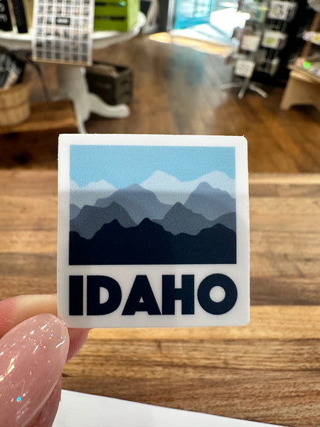 Idaho Mountain Mini Sticker