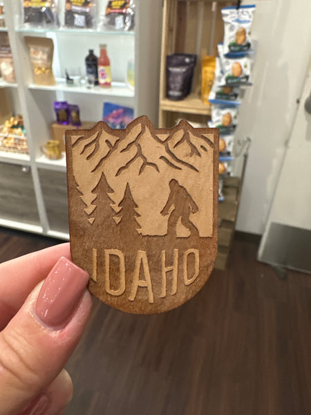 Bigfoot Idaho Mountains Magnet, CDA